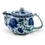 Porcelánová konvička na čaj modrá