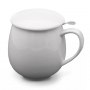 Čajový porcelánový šálek Zaara bílý